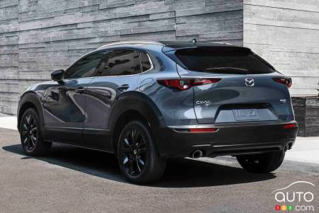 2021 Mazda CX-30 Turbo, three-quarters rear